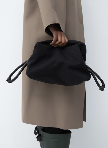 Pouch canvas | black / oil black – KASSL Editions