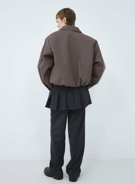 Bomber short rubber | ash – KASSL Editions