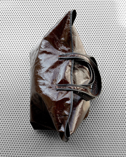 Tote lacquer wool | honey – KASSL Editions