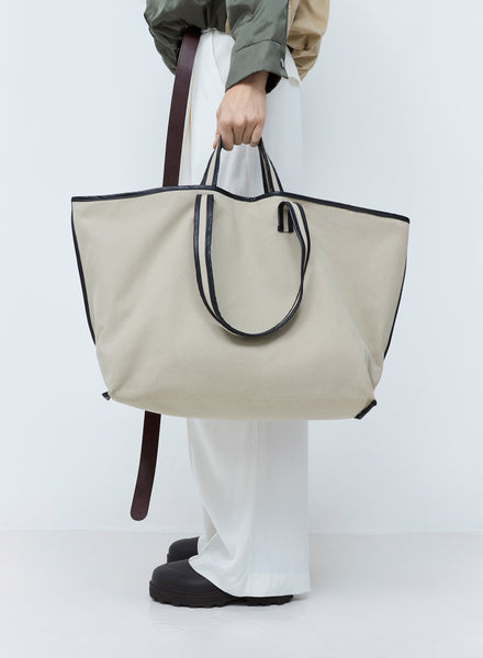 [SARTU] TYE CANVAS TOTE BAG BEIGE / 税込み Tembea for Commune Work Bag Undyed Canvas – Commune Shop