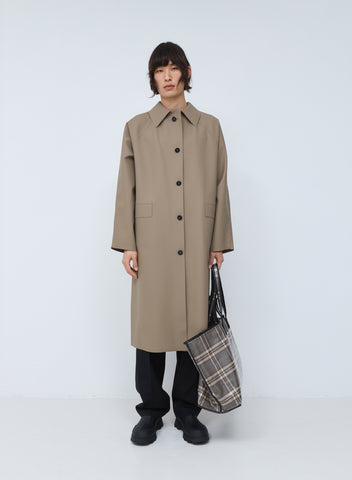 UN / ユーエヌ　DOUBLE COAT / is-ness 21aw Wool Double-Face Jacket with Faux Double-Breast