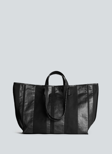 ◆KINDERSALMON◆ Posell Canvas Tote Bag Black Posell Canvas Tote Bag Black - KINDERSALMON