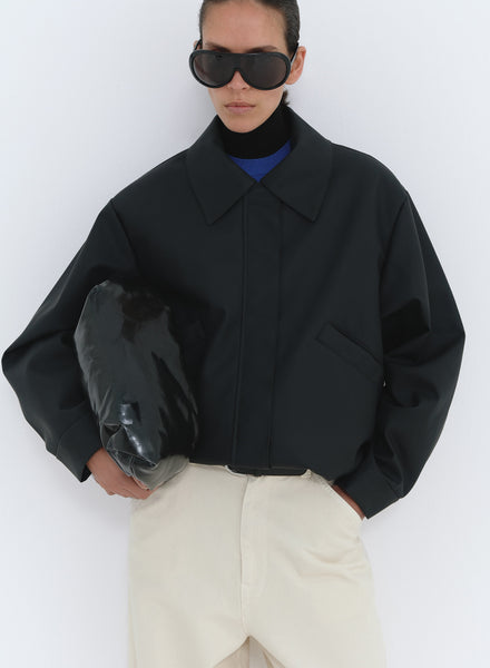 Bomber short rubber | black – KASSL Editions