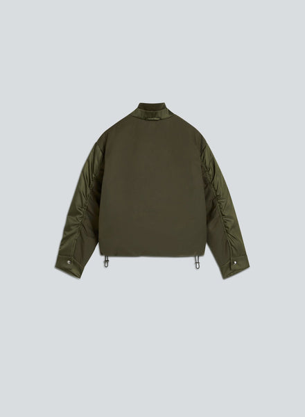 Bomber short nylon/wax | khaki – KASSL Editions