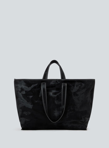 Tote cowhair | black – KASSL Editions