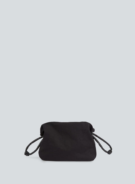 Pouch canvas black oil black KASSL Editions
