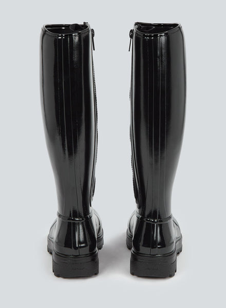 Taitann　5/11 Togetoge boots 黒27.5㎝=45 Tijntje high boot | shiny black – KASSL Editions